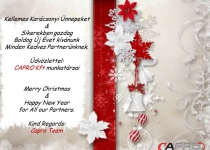 Kellemes Karácsonyi Ünnepeket és Boldog Új Évet kívánunk: Capro Kft